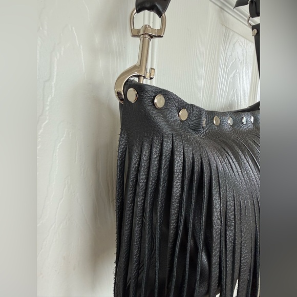 Coach 9407 Upcrafted Fringe Black Leather Legacy Slim Zip - Picture 4 of 16